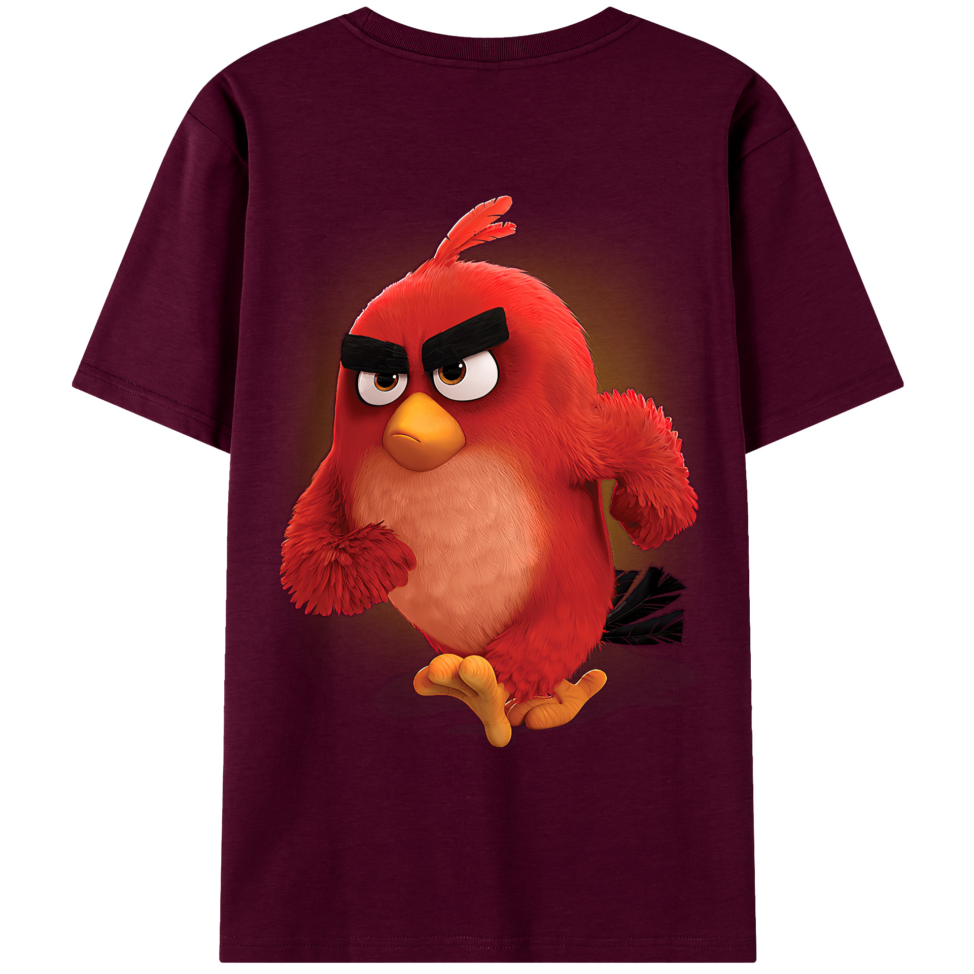 （画像用） Angry Birds アングリーバード レディース半袖Tシャツ(バックプリント)